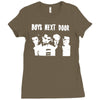boys next door Ladies Fitted T-Shirt