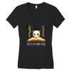 my happy place Women's V-Neck T-Shirt