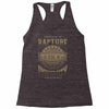 rapture univeristy Racerback Tank
