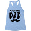 awsome dad Racerback Tank