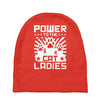 power to the cat ladies Baby Beanies