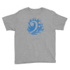 bass clef in blue Youth Tee