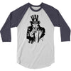 uncle sam 3/4 Sleeve Shirt