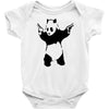 banksy panda pop Baby Onesie
