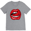 sexy lips V-Neck Tee