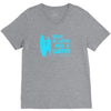 save a wave ride a surfer V-Neck Tee
