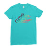 merry christmas Ladies Fitted T-Shirt