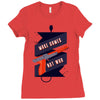 make games not war Ladies Fitted T-Shirt