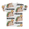 Best Friends Tacos All Over Men's T-shirt