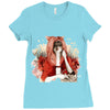 red Ladies Fitted T-Shirt