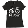 le tour bike silhouette 2015 de france new Ladies Fitted T-Shirt