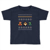 super mario chistmas ugly t shirts Toddler T-shirt