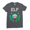 elf christmas Ladies Fitted T-Shirt