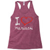 i love mariachi Racerback Tank