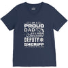 proud dad 3 V-Neck Tee