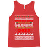 santa only comes once a year grandpa is always here to cheer Tank Top