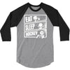 v3 eat sleep hockey 3/4 Sleeve Shirt