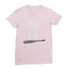 suck my nuts Ladies Fitted T-Shirt