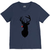 deer skull christmas V-Neck Tee