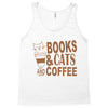 books and cats and coffee Tank Top