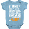 Strong Independent Motivated Libra Baby Onesie