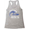 I Don't Care How Many Miles Per Gallon Racerback Tank