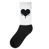 dripping heart melting heart Socks