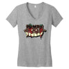 zombie doom logo Women's V-Neck T-Shirt