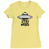 stay weird Ladies Fitted T-Shirt