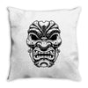 samurai warrior Throw Pillow