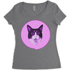 catsfinal recovered Women's Triblend Scoop T-shirt