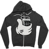mickey beer Zipper Hoodie