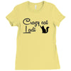 crazy cat lady Ladies Fitted T-Shirt