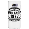 Genuine Premium Vintage 1977 Classic Perfectly Aged Limited Edition Samsung Galaxy S8 Plus