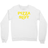 pizza slut funny diet gym workout new Crewneck Sweatshirt