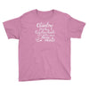 she's country from her cowboy boots Youth Tee