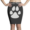 paw pun for pet lovers Pencil Skirts