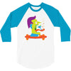 skate face 3/4 Sleeve Shirt