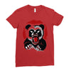 angry panda Ladies Fitted T-Shirt