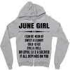 Super June Girl Zipper Hoodie