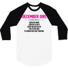 December Girl Hated By Many 3/4 Sleeve Shirt