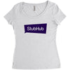 STUB HUBS Women's Triblend Scoop T-shirt