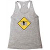 bear shark Racerback Tank