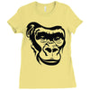 monkey face Ladies Fitted T-Shirt