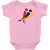 red blu yellow Baby Bodysuit