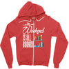 my weekend is all booked Zipper Hoodie