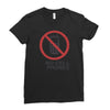 no cell phones Ladies Fitted T-Shirt