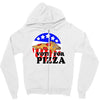 vote for pizza Zipper Hoodie