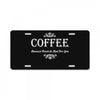 coffee License Plate