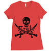 pi rate pirate Ladies Fitted T-Shirt